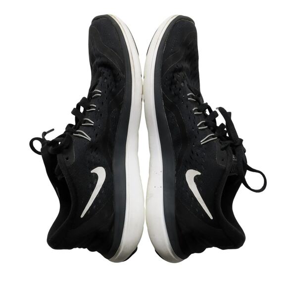 Nike Flex 2017 Run Black And White Sneakers Size 8 - Picture 5 of 11